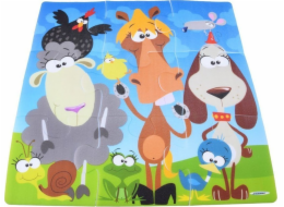 Razítko Pěnová podložka puzzle Zvířátka 37cm x 37cm ZA3151