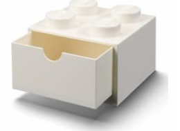 Zásuvka na stole Lego Klocek Lego Brick 4 (bílá)