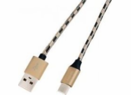 USB USB-A LogiLink Cable-USB-C 1 M Beige (CU0133)