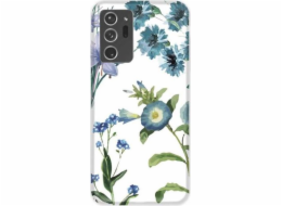 Casegadget pouzdro Tisk modrých květin na bílém Samsung Galaxy Note 20 Plus Standard