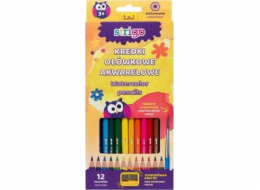 Strigo Akvarelové tužky 12 barev STRIGO