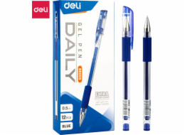 Deli Gel Pen deli 6600S 0,5 mm modrá