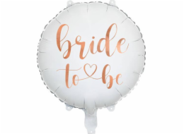 PartyDeco fólie Balloon Bride na 35 cm, bílá
