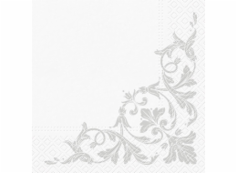 Ubrousky tlapky se stříbrným motivem