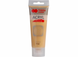 Happy Color Happy Color akrylová barva 75ml jemná metalická zlatá