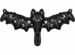 PartyDeco Fólie Balloon Black Black Halloween dekorace