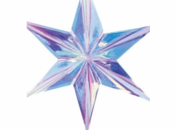 Strana&nbsp;deco&nbsp;fólie&nbsp;hvězda,&nbsp;iridescent,&nbsp;40&nbsp;cm&nbsp;Universal