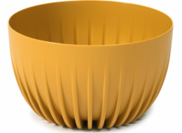 Lamela&nbsp;Round&nbsp;Pot,&nbsp;Mira&nbsp;LA909-15&nbsp;Bowl,&nbsp;hořčičná&nbsp;barva,&nbsp;lamela,&nbsp;rozměry&nbsp;23,6x14&nbsp;cm