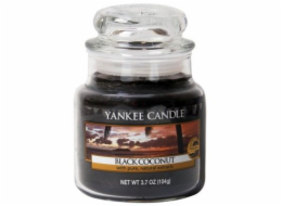 Yankee svíčka malá sklenice malá černý kokos 104g voňavá svíčka