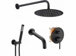 Rea-P4112 sprchová sada Lungo Black s 3-funk baterií. S obr. Rea // N.Rea.nat-wan-Lungo-Black