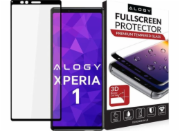 ALOGy Tempered Glass Alogy pouzdro přátelské pro Sony Xperia 1 černý univerzální