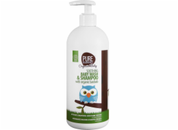 Čistý gel začátky a šampon 2in1 s organickým olejem Baobab, 500 ml