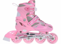 Rollers&nbsp;Nils&nbsp;Extreme&nbsp;NH18366A&nbsp;s&nbsp;vyměnitelným&nbsp;nastavitelným&nbsp;růžovým&nbsp;smykem&nbsp;35-38