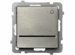 Ospel Bell Button Sonata 10AX IP20 s podsvícením z nerezové oceli (LP-6RMS/m/37)