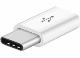 USB USB-C Reob-C adaptér-microusB bílá (E176-1)