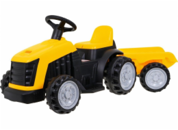Traktor s přívěsem žlutý