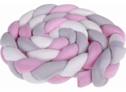 Kontext Pink Braid Wrapper/Grey/White 7x200cm