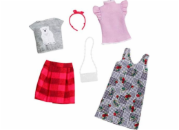 Mattel Barbie FXJ67 - Dolls Fashions pro 2 -Pak panenky v panenkách, Dolls Hračky po dobu 3 let,