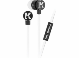 Sluchátka Karl Lagerfeld Karl Lagerfeld Sluchátka KLEPWIWH WHITE A WHITE/WHITE & BLACK 3,5 mm univerzální