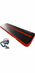 Master AirTrack Inflatable Gymnastic Mat Master 400 x 100 x 20 cm Black-Red