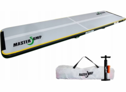 Master AirTrack nafukovací gymnastická rohož Master S-Pro 400 x 100 x 10 cm šedá černá