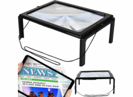 Retoo Lupa A4 pro LED čtení velké zvětšení