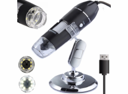 Retoo Microscope Digital Microscope USB Aproximace 1600 2MP 8 LED