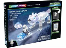 Laser Pegs blokuje útok Sabertooth