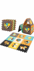 Kontext pěnová puzzle rohož pro děti 9 el. barva