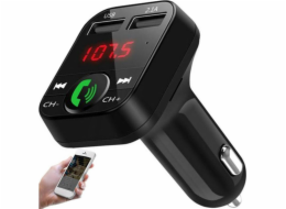 FM vysílač reto vysílač FM Bluetooth MP3 nabíječka 2xusb sd lcd