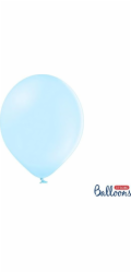 Party Deco Latex Balloons, Pastel Light Blue, 30 cm, 100 Universal