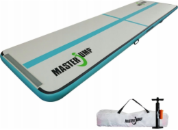 Master AirTrack nafukovací gymnastická rohož Master S-Pro 400 x 100 x 10 cm šedá-čaj