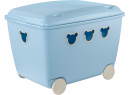 Branq kontejner pro hračky 55L Branq Teddy Blue