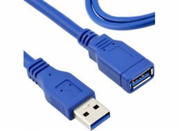 USB USB-A USB kabel-USB-A 3 m modrá (E390)