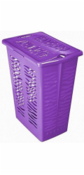 Branq Laundry Basket Zebra 30L Plum (BRA000002)