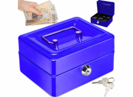 Retoo Big Money Case Sejf bialon xxl metal -niebskie