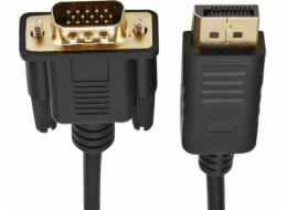 Reoo Displayport Cable - D -Sub (VGA) 1,8 m černá (E375)