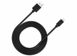 CANYON nabíjecí kabel Lightning MFI-12, 26MB/s, 5V/2.4A, Apple certifikát, délka 2m, bílá