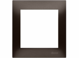Kontakt-Simon 1-násobný rám 54 Premium pro karton-sádrové krabice, metalizovaný matný bronz (DRK1/46)