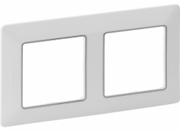 Legrand Valena Life dvojitý rám bílá / chrom (754032)