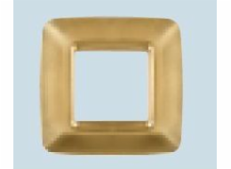 Gewiss ECO60 Dvojitý horizontální zlatý rám (GW34872)