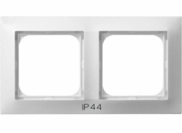 Ospel Impresja dvojitý rámeček pro spínače IP-44 bílý (RH-2Y/00)