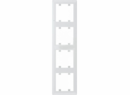 Hager Polo Quadlish Frame Lumina 2 White - WL5140