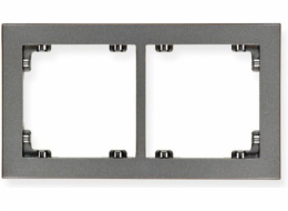 Karlik Universal double frame Deco graphite (11DR-2)