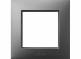 Ospel Aria Single Frame for IP44 Fynenders Grey Mat RH-1U/70
