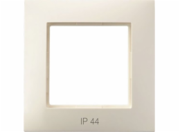 Ospel ARIA Rámeček pro IP44 ecru RH-1U/27 přepínače