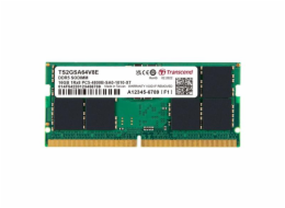 Transcend paměť 16GB SODIMM DDR5 4800 1Rx8 2Gx8 CL40 1.1V