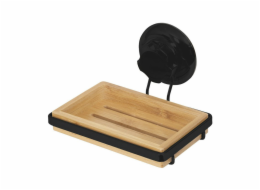 Držák na mýdlo BAMBOO BLACK s přísavkou