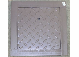 Poklop krycí 25x25 cm vrtaný