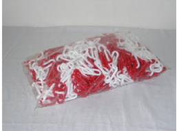Řetěz plast 6 mm červenobílý